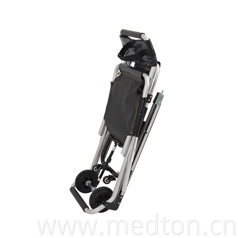 Camilla de evacuación Manual de emergencia de rescate médico hospitalario ESS-X5E camilla de silla plegable para escalera